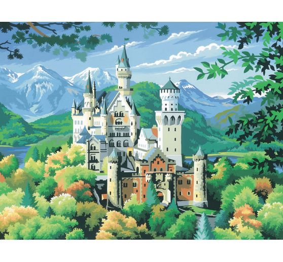 Peinture au numéro « Château de Neuschwanstein »