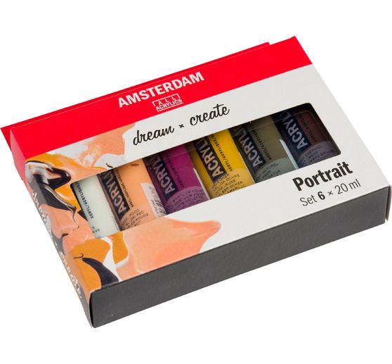 Talens AMSTERDAM Acrylfarben-Set "Portrait"