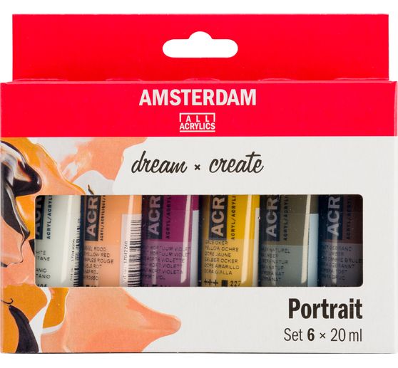 Talens AMSTERDAM acrylverfset "Portret"