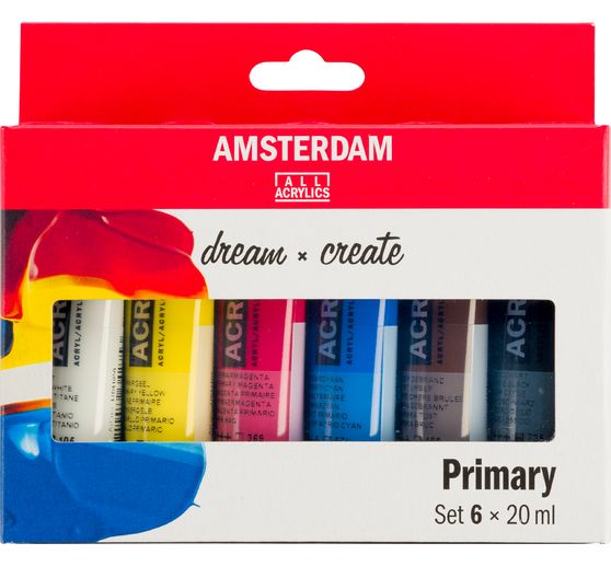 Talens AMSTERDAM acrylic paint set "Primary"