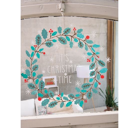 Voorbeeld mapje krijtmarker "Xmas in the air", 3 vellen