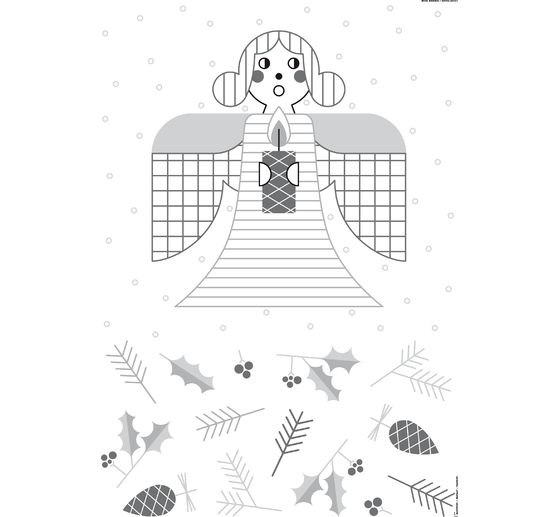 Voorbeeld mapje krijtmarker "Xmas in the air", 3 vellen