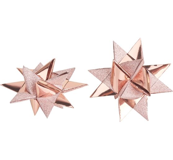 Papieren strips "Glitter, Roségoud"