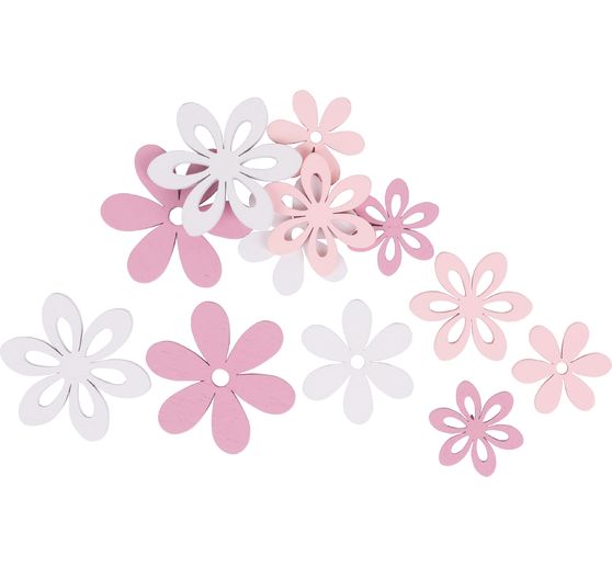 Scatter decoration flowers "Iven", 12 pieces, 3 - 4,7 cm