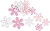 Strooidelen bloemen "Iven", 12 stuks, 3 - 4,7 cm
