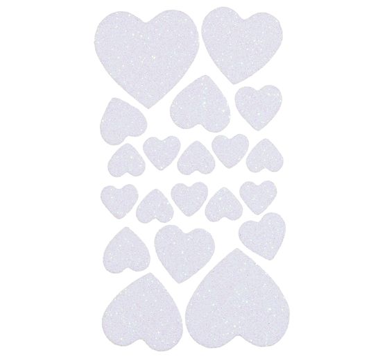 Foam vellen-sticker "Harten"