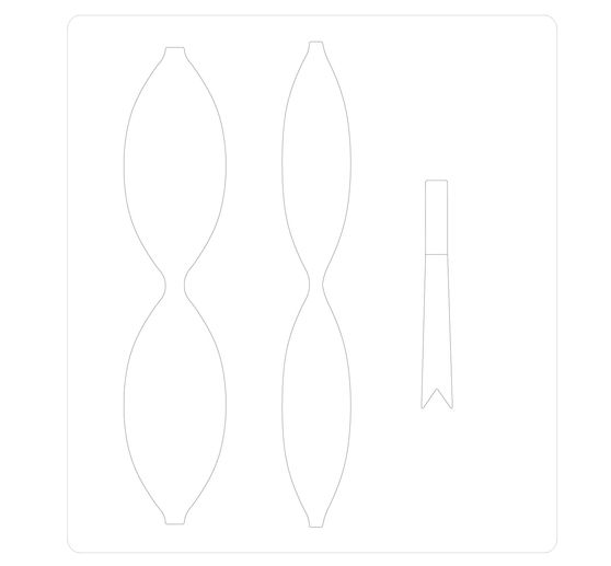 Sizzix Bigz ponssjabloon "3-D Bow"