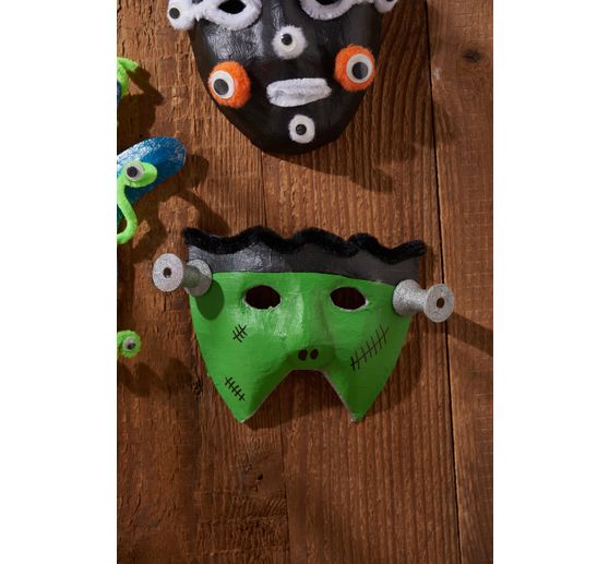 VBS Kindermaskers, papier-maché, set van 6