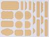 Kraft Paper Sticker "Labels lined"