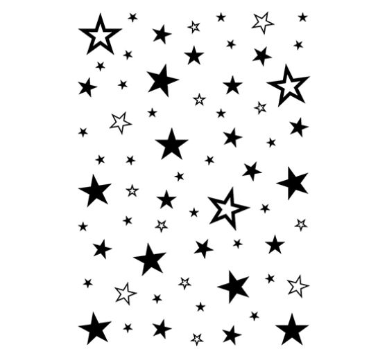 Clear Stamps "Star background", 1 part