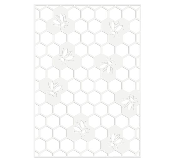 Pochoir « Nid d'abeilles »
