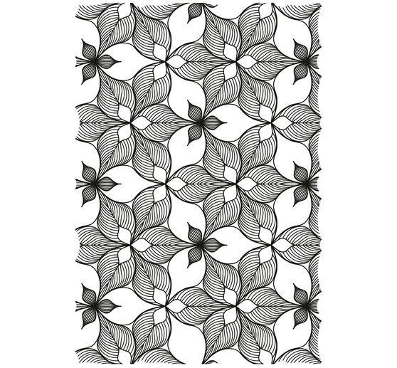 Sizzix 3D Embossing sjabloon "Organic Petals"