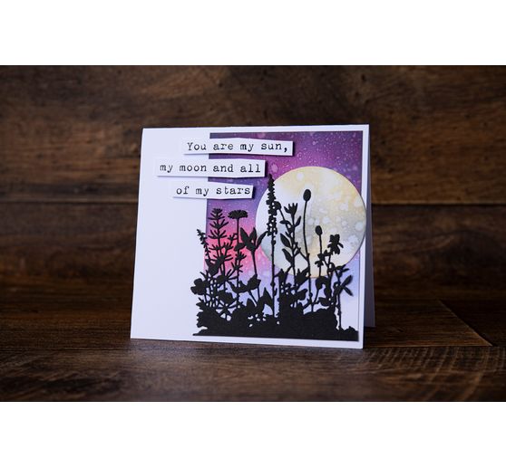 Sizzix Thinlits Stanzschablone "Flower Field by Tim Holtz"