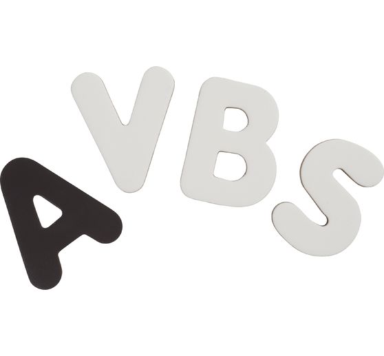 Lettres aimantées vierges