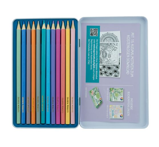 Colorful Moments design doos met krijtjes - Pastel dreams