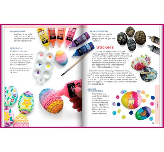 Livre "StoneArt: Steine bemalen - Das große Handbuch"