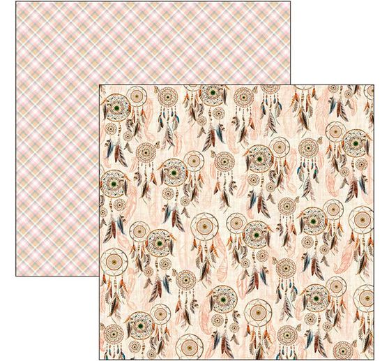 Papier scrapbooking « delta », 12 feuilles, 30,5 x 30,5 cm