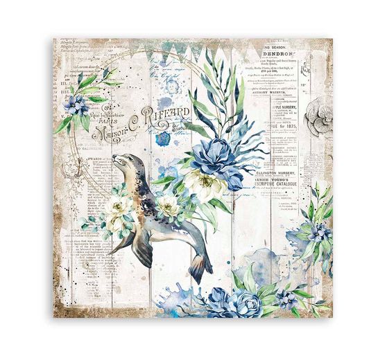 Bloc de papier scrapbooking « Sea Dreams »