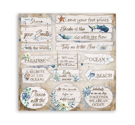 Bloc de papier scrapbooking « Sea Dreams »