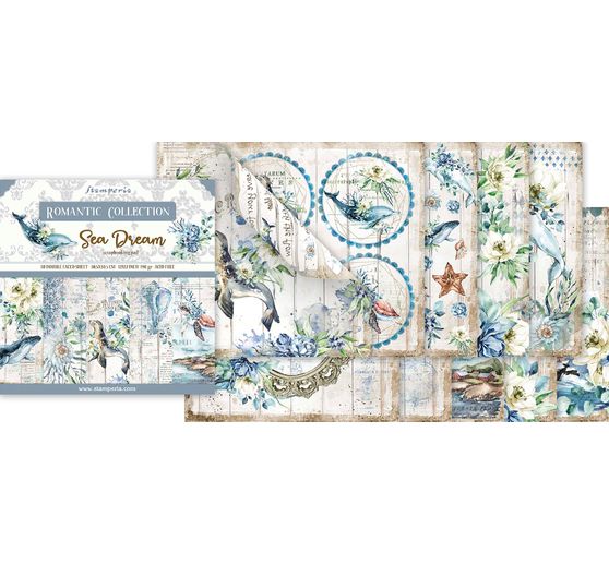 Bloc de papier scrapbooking « Sea Dreams »