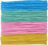 Rubber koorden "Pastel", set van 4