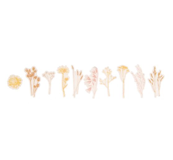 Washi Sticker "Trockenblumen"