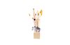Rico Design wooden stand for dried flowers, 8 x 8 x 8 cm