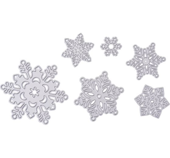 Gabarits d'estampe VBS « Flocons de neige »