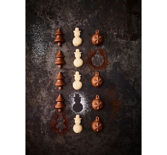 Moules à chocolats en silicone « Noël »