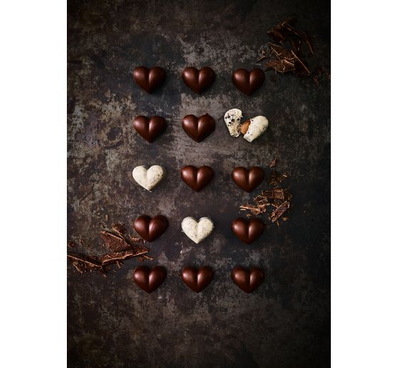 Moules à chocolats en silicone « Cœur »