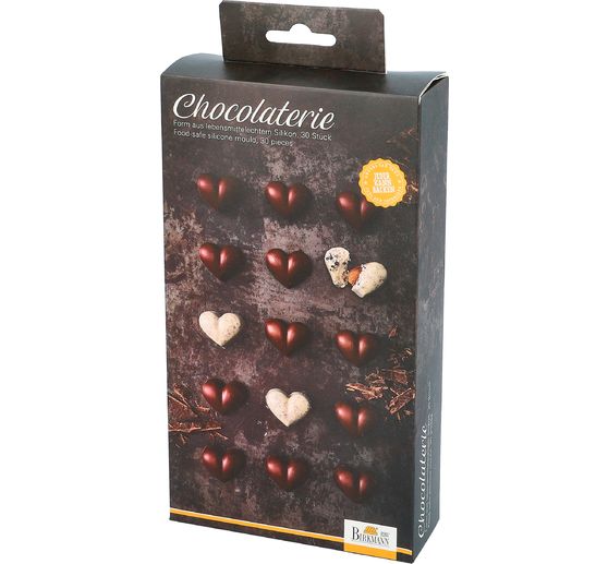 Moules à chocolats en silicone « Cœur »