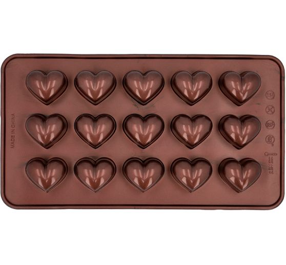 Moules à chocolats en silicone « Cœur »