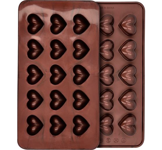 Silicone praline moulds "Heart"