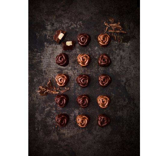 Moules à chocolats en silicone « Rose »