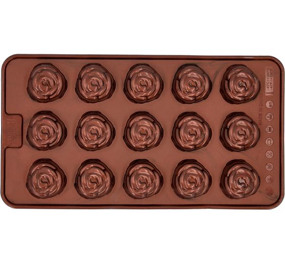 Moules à chocolats en silicone « Rose »