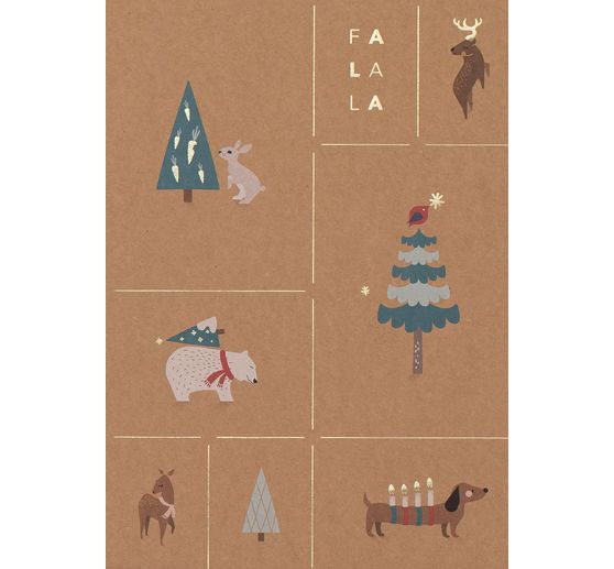 Motief blok "Kraftpapier Xmas"