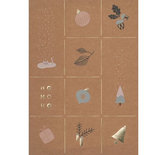 Motief blok "Kraftpapier Xmas"