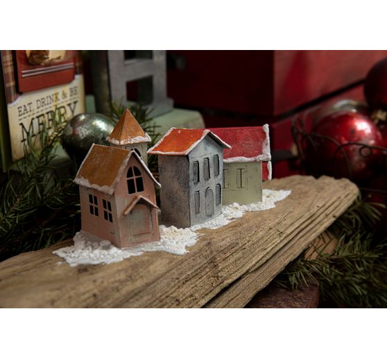 Gabarit d’estampe Sizzix Thinlits « Paper Village #2 by Tim Holtz »