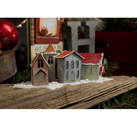 Gabarit d’estampe Sizzix Thinlits « Paper Village #2 by Tim Holtz »