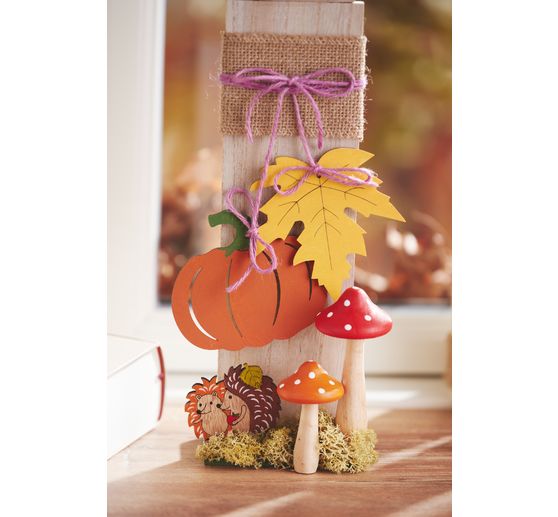 Houten decoratieve hanger "Esdoornblad"