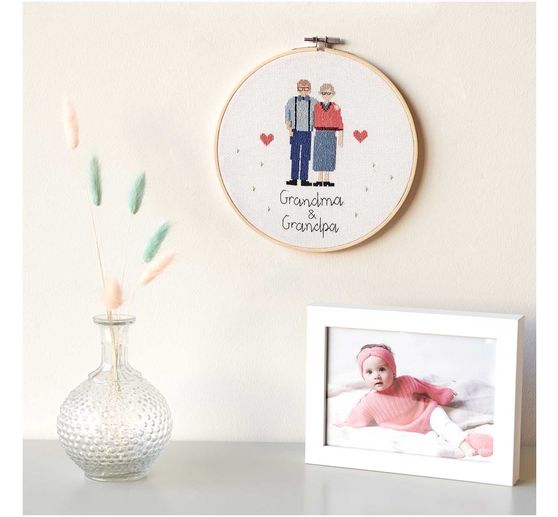 Rico Design Borduurpakket "Figurico Grandma & Grandpa"