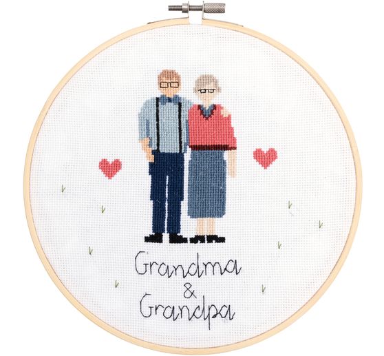 Rico Design Borduurpakket "Figurico Grandma & Grandpa"