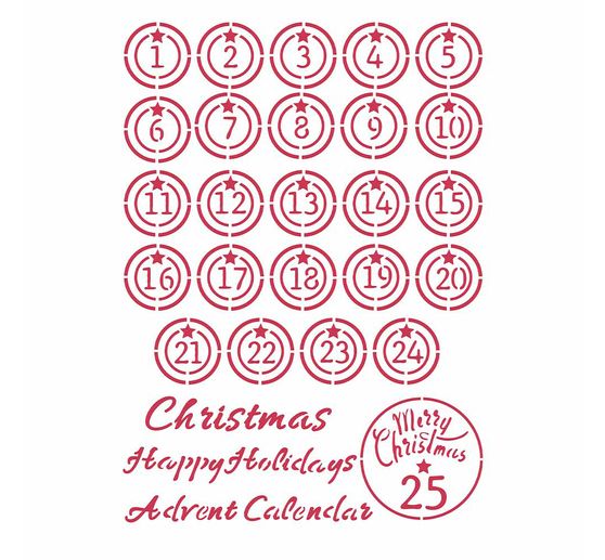 Sjabloon "Adventsnummers"