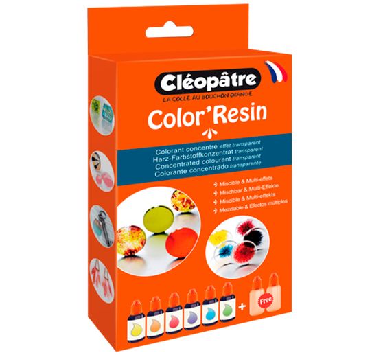 COLOR'RESIN complete set, 6 kleuren