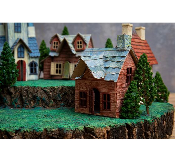 Sizzix 3D embossing sjabloon "Mini Lumber by Tim Holtz"