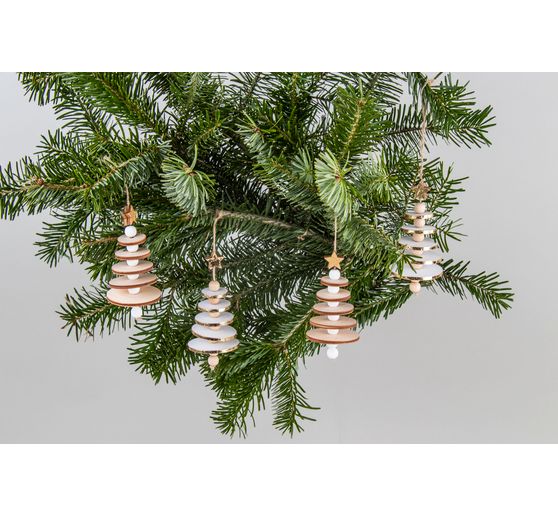 Knutselkit houten boom decoratieve hanger