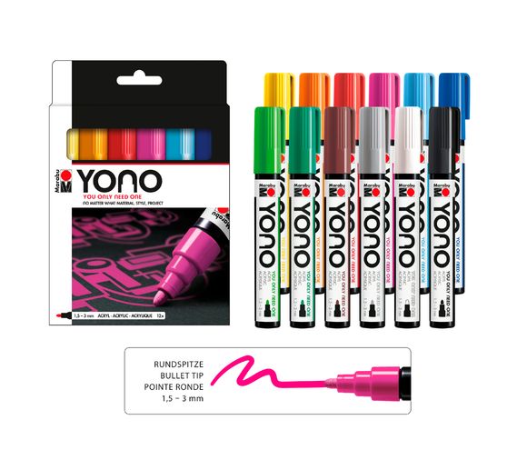 Marabu YONO Marker Set "ADVANCED"