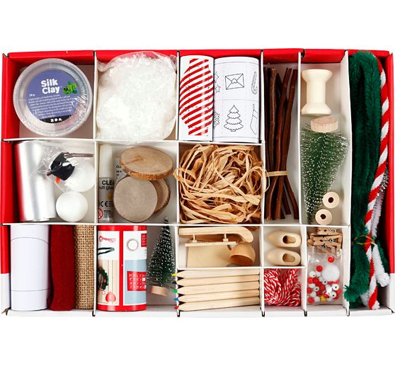 Bastelbox Wichteltür "Weihnachtsszenen"