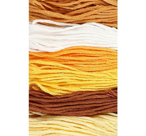 Embroidery thread set "Golden"