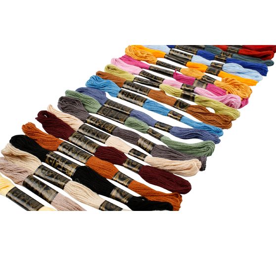 Stickgarnset "Sortierte Farben"